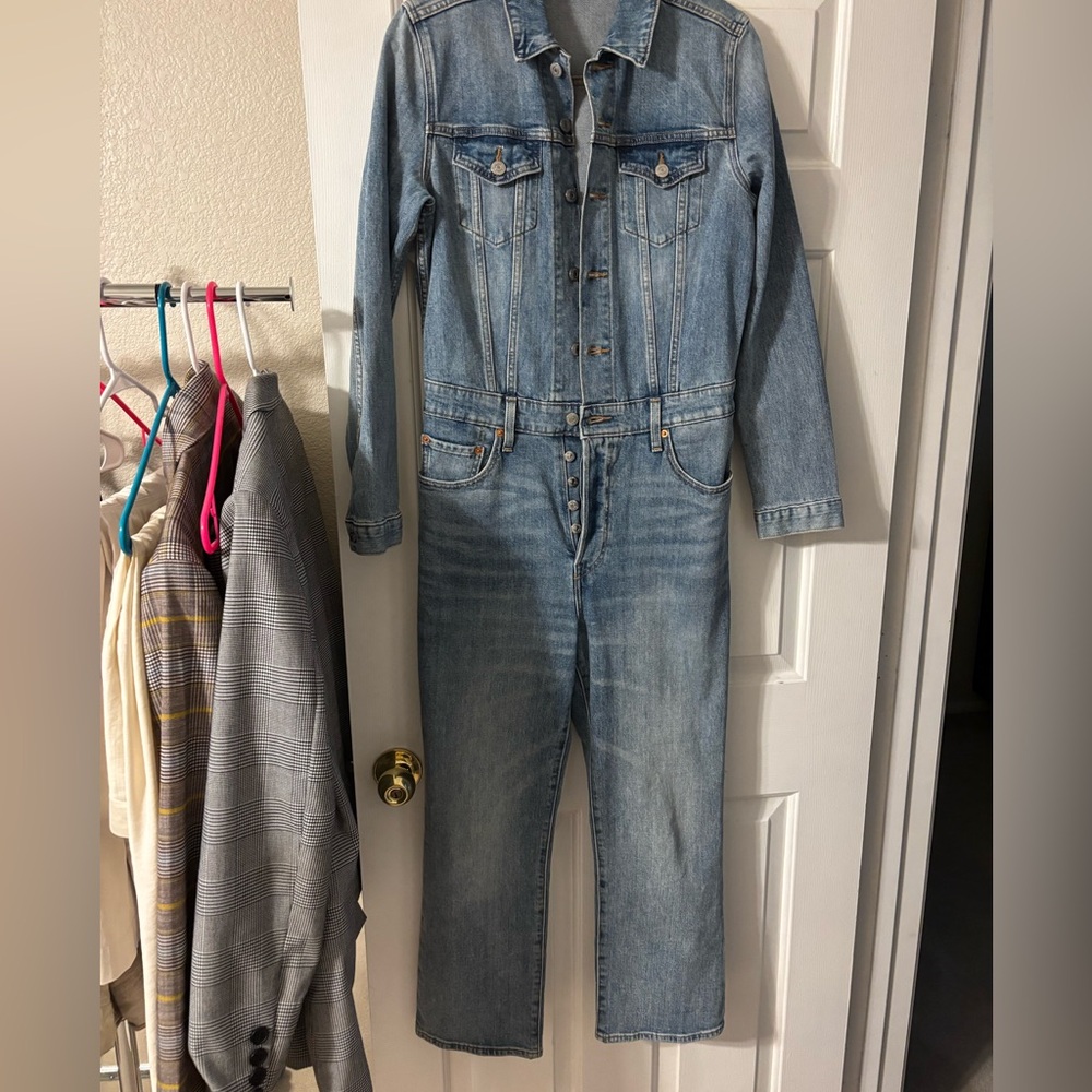 Levi’s denim slim fit jumpsuit/boiler suit